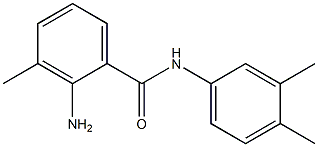 2-amino-N-(3,4-dimethylphenyl)-3-methylbenzamide Struktur