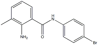 2-amino-N-(4-bromophenyl)-3-methylbenzamide Struktur