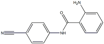 2-amino-N-(4-cyanophenyl)benzamide Struktur