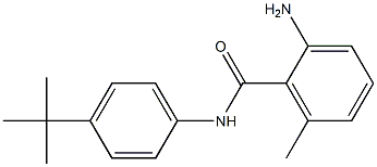 2-amino-N-(4-tert-butylphenyl)-6-methylbenzamide Struktur