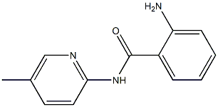 2-amino-N-(5-methylpyridin-2-yl)benzamide Struktur