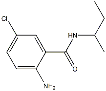 2-amino-N-(sec-butyl)-5-chlorobenzamide Struktur