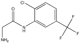 2-amino-N-[2-chloro-5-(trifluoromethyl)phenyl]acetamide Struktur