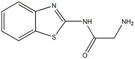 2-amino-N-1,3-benzothiazol-2-ylacetamide Struktur