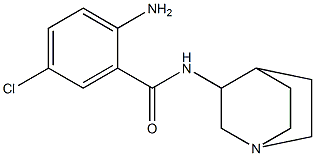 2-amino-N-1-azabicyclo[2.2.2]oct-3-yl-5-chlorobenzamide Struktur