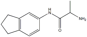 2-amino-N-2,3-dihydro-1H-inden-5-ylpropanamide Struktur