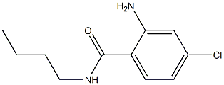 2-amino-N-butyl-4-chlorobenzamide Struktur