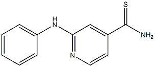 2-anilinopyridine-4-carbothioamide Struktur