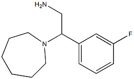 2-azepan-1-yl-2-(3-fluorophenyl)ethanamine Struktur