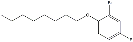 2-bromo-4-fluoro-1-(octyloxy)benzene Struktur