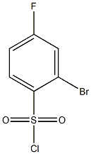 2-bromo-4-fluorobenzene-1-sulfonyl chloride Struktur