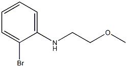 2-bromo-N-(2-methoxyethyl)aniline Struktur