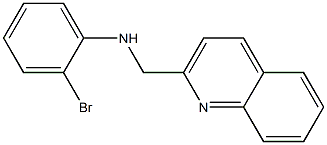 2-bromo-N-(quinolin-2-ylmethyl)aniline Struktur