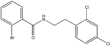 2-bromo-N-[2-(2,4-dichlorophenyl)ethyl]benzamide Struktur