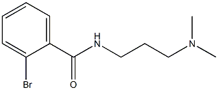 2-bromo-N-[3-(dimethylamino)propyl]benzamide Struktur