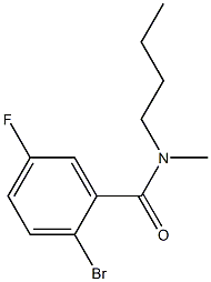 2-bromo-N-butyl-5-fluoro-N-methylbenzamide Struktur