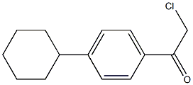 2-chloro-1-(4-cyclohexylphenyl)ethan-1-one Struktur