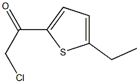 2-chloro-1-(5-ethylthiophen-2-yl)ethan-1-one Struktur