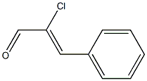 2-chloro-3-phenylprop-2-enal Struktur