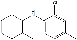 2-chloro-4-methyl-N-(2-methylcyclohexyl)aniline Struktur