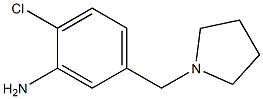 2-chloro-5-(pyrrolidin-1-ylmethyl)aniline Struktur