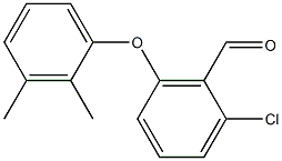 2-chloro-6-(2,3-dimethylphenoxy)benzaldehyde Struktur