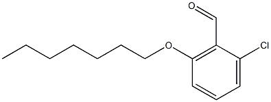 2-chloro-6-(heptyloxy)benzaldehyde Struktur