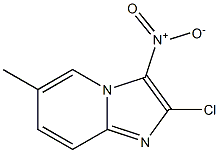 2-chloro-6-methyl-3-nitroimidazo[1,2-a]pyridine Struktur