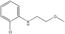 2-chloro-N-(2-methoxyethyl)aniline Struktur