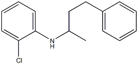 2-chloro-N-(4-phenylbutan-2-yl)aniline Struktur