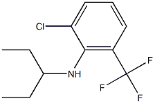 2-chloro-N-(pentan-3-yl)-6-(trifluoromethyl)aniline Struktur