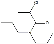 2-chloro-N,N-dipropylpropanamide Struktur