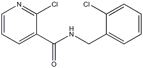 2-chloro-N-[(2-chlorophenyl)methyl]pyridine-3-carboxamide Struktur