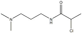 2-chloro-N-[3-(dimethylamino)propyl]propanamide Struktur