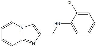 2-chloro-N-{imidazo[1,2-a]pyridin-2-ylmethyl}aniline Struktur