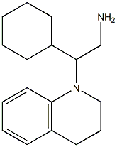 2-cyclohexyl-2-(1,2,3,4-tetrahydroquinolin-1-yl)ethan-1-amine Struktur