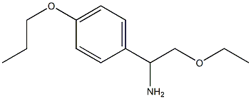 2-ethoxy-1-(4-propoxyphenyl)ethanamine Struktur