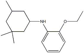 2-ethoxy-N-(3,3,5-trimethylcyclohexyl)aniline Struktur