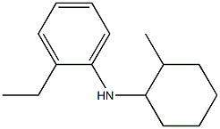 2-ethyl-N-(2-methylcyclohexyl)aniline Struktur