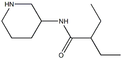 2-ethyl-N-(piperidin-3-yl)butanamide Struktur