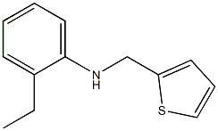 2-ethyl-N-(thiophen-2-ylmethyl)aniline Struktur