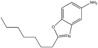 2-heptyl-1,3-benzoxazol-5-amine Struktur