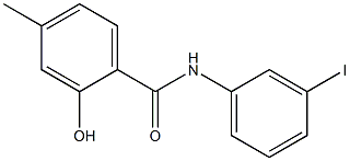 2-hydroxy-N-(3-iodophenyl)-4-methylbenzamide Struktur