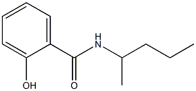 2-hydroxy-N-(pentan-2-yl)benzamide Struktur