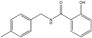 2-hydroxy-N-[(4-methylphenyl)methyl]benzamide Struktur