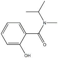 2-hydroxy-N-methyl-N-(propan-2-yl)benzamide Struktur