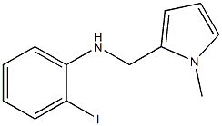 2-iodo-N-[(1-methyl-1H-pyrrol-2-yl)methyl]aniline Struktur