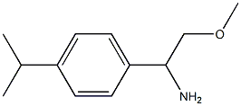 2-methoxy-1-[4-(propan-2-yl)phenyl]ethan-1-amine Struktur