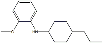 2-methoxy-N-(4-propylcyclohexyl)aniline Struktur