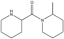 2-methyl-1-(piperidin-2-ylcarbonyl)piperidine Struktur